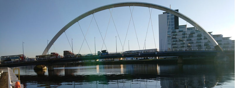 Glasgow Łuk mostu Clyde