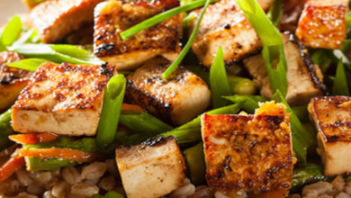 Tofu smażone metodą Stir - fry